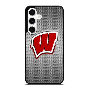 WISCONSIN BADGER EMBLEM Samsung Galaxy S24 Case WISCONSIN BADGER EMBLEM Samsung Galaxy S24 Case