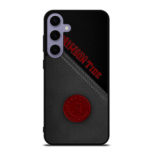 ALABAMA CRIMSON TIDE LEATHER Samsung Galaxy S24 Plus Case