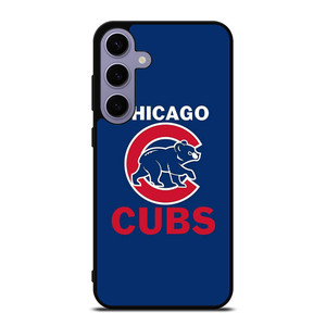 CHICAGO CUBS BLUE RED LOGO BASEBALL Samsung Galaxy S24 Plus Case