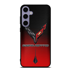 CORVETTE CHEVY STINGRAY LOGO RED Samsung Galaxy S24 Plus Case