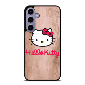 HELLO KITTY FACE WOOD Samsung Galaxy S24 Plus Case
