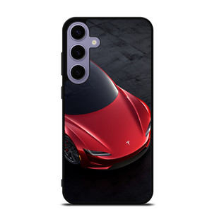 TESLA RED ELECTRIC CAR Samsung Galaxy S24 Plus Case