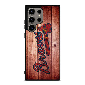ATLANTA BRAVES BASEBALL WOOD Samsung Galaxy S24 Ultra Case