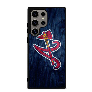 ATLANTA BRAVES MLB WOODEN LOGO Samsung Galaxy S24 Ultra Case ATLANTA BRAVES MLB WOODEN LOGO Samsung Galaxy S24 Ultra Case