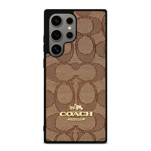 COACH NEW YORK PATTERN BROWN Samsung Galaxy S24 Ultra Case COACH NEW YORK PATTERN BROWN Samsung Galaxy S24 Ultra Case
