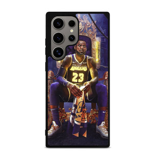 LEBRON JAMES LAKERS KING SITDOWN Samsung Galaxy S24 Ultra Case