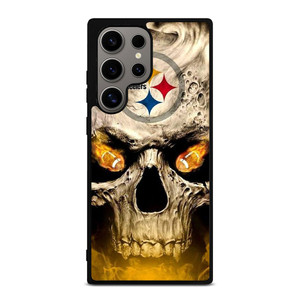 PITTSBURGH STEELERS FOOTBALL SKULL Samsung Galaxy S24 Ultra Case PITTSBURGH STEELERS FOOTBALL SKULL Samsung Galaxy S24 Ultra Case