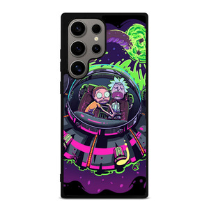 RICK AND MORTY UFO ART Samsung Galaxy S24 Ultra Case