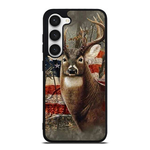 AMERICAN FLAG DEER BUCK CAMO Samsung Galaxy S23 Case AMERICAN FLAG DEER BUCK CAMO Samsung Galaxy S23 Case
