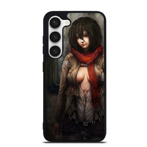 ATTACK ON TITAN MIKASA ACKERMAN DARK Samsung Galaxy S23 Case ATTACK ON TITAN MIKASA ACKERMAN DARK Samsung Galaxy S23 Case