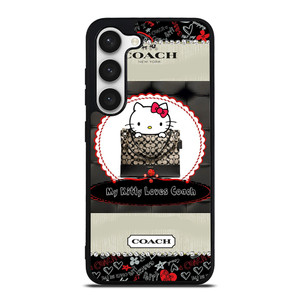 COACH NEW YORK HELLO KITTY BLACK Samsung Galaxy S23 Case