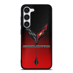 CORVETTE CHEVY STINGRAY LOGO RED Samsung Galaxy S23 Case CORVETTE CHEVY STINGRAY LOGO RED Samsung Galaxy S23 Case