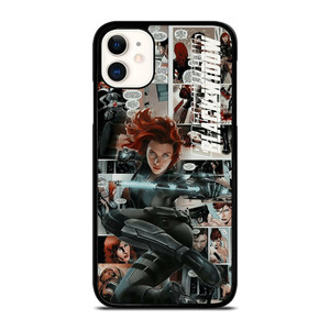 MARVEL BLACK WIDOW COMIC iPhone 11 Case