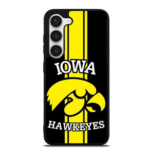 IOWA HAWKEYES STRIPS LOGO FOOTBALL TEAM Samsung Galaxy S23 Case