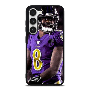 LAMAR JACKSON BALTIMORE RAVENS SIGNATURE Samsung Galaxy S23 Case