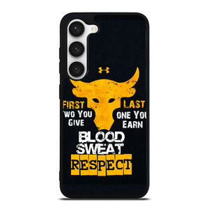UNDER ARMOUR PROJECT ROCK BLOOD SWEAT Samsung Galaxy S23 Case UNDER ARMOUR PROJECT ROCK BLOOD SWEAT Samsung Galaxy S23 Case