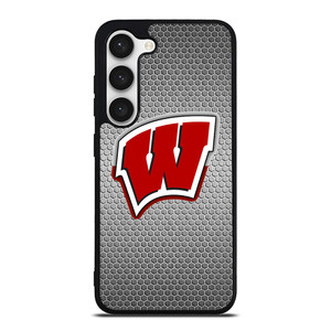 WISCONSIN BADGER EMBLEM Samsung Galaxy S23 Case WISCONSIN BADGER EMBLEM Samsung Galaxy S23 Case