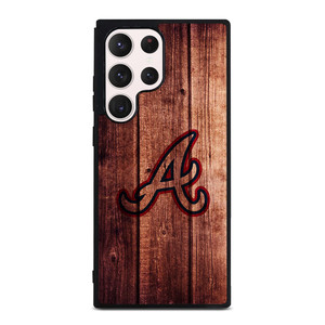 ATLANTA BRAVES LOGO WOOD INITIAL Samsung Galaxy S23 Ultra Case