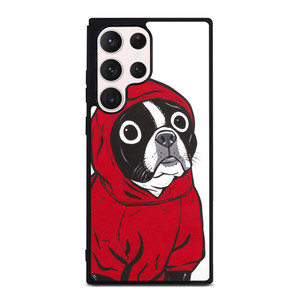 BOSTON TERRIER IN A RED HOODIE Samsung Galaxy S23 Ultra Case BOSTON TERRIER IN A RED HOODIE Samsung Galaxy S23 Ultra Case