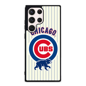 CHICAGO CUBS BASEBALL STRIPES LOGO Samsung Galaxy S23 Ultra Case