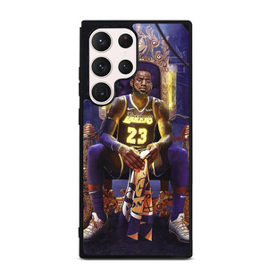 LEBRON JAMES LAKERS KING SITDOWN Samsung Galaxy S23 Ultra Case