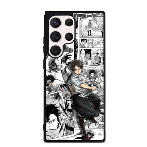 LEVI ACKERMAN ATTACK ON TITAN MANGA CARTOON Samsung Galaxy S23 Ultra Case LEVI ACKERMAN ATTACK ON TITAN MANGA CARTOON Samsung Galaxy S23 Ultra Case