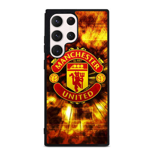 MANCHESTER UNITED FOOTBALL CLUB ON FIRE Samsung Galaxy S23 Ultra Case
