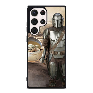 MANDALORIAN AND BABY YODA STAR WARS Samsung Galaxy S23 Ultra Case MANDALORIAN AND BABY YODA STAR WARS Samsung Galaxy S23 Ultra Case