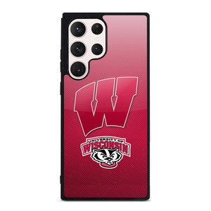 WISCONSIN BADGER LOGO UNIVERSITY FOOTBALL TEAM Samsung Galaxy S23 Ultra Case