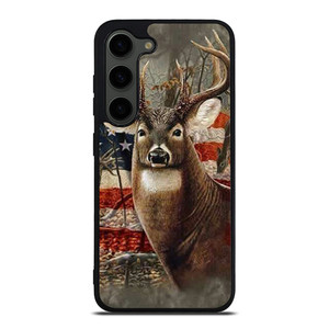 AMERICAN FLAG DEER BUCK CAMO Samsung Galaxy S23 Plus Case