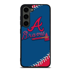 ATLANTA BRAVES ICON BALL BASEBALL Samsung Galaxy S23 Plus Case