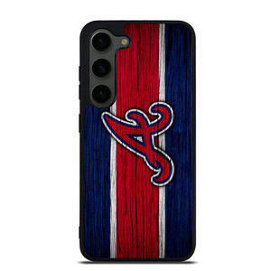 ATLANTA BRAVES MLB LOGO STRIPS Samsung Galaxy S23 Plus Case