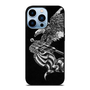 AMERICAN FLAG EAGLE SKETCH iPhone 13 Pro Max Case