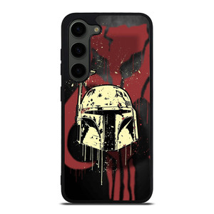 BOBA FETT HELMET STAR WARS ART Samsung Galaxy S23 Plus Case BOBA FETT HELMET STAR WARS ART Samsung Galaxy S23 Plus Case