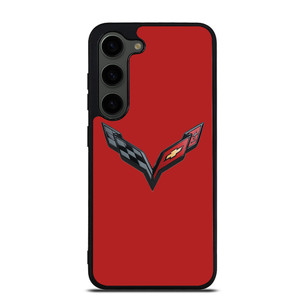 CORVETTE STINGRAY CHEVY RED Samsung Galaxy S23 Plus Case