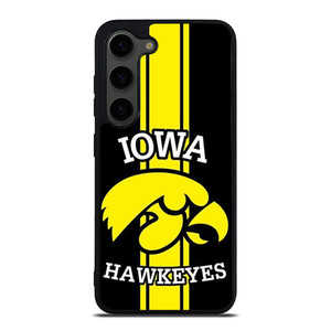 IOWA HAWKEYES STRIPS LOGO FOOTBALL TEAM Samsung Galaxy S23 Plus Case