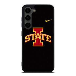 IOWA STATE FOOTBALL BLACK WALLPAPER Samsung Galaxy S23 Plus Case