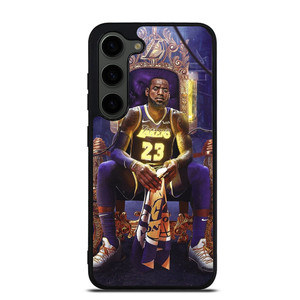 LEBRON JAMES LAKERS KING SITDOWN Samsung Galaxy S23 Plus Case