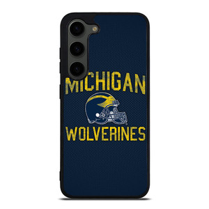 MICHIGAN WOLVERINES FOOTBALL HELMET Samsung Galaxy S23 Plus Case