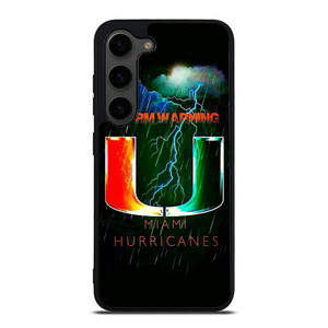 UM MIAMI HURRICANES NFL THUNDER Samsung Galaxy S23 Plus Case