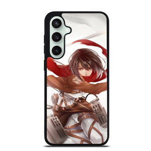 ATTACK ON TITAN MIKASA ACKERMAN ANIME MANGA Samsung Galaxy S23 FE Case ATTACK ON TITAN MIKASA ACKERMAN ANIME MANGA Samsung Galaxy S23 FE Case