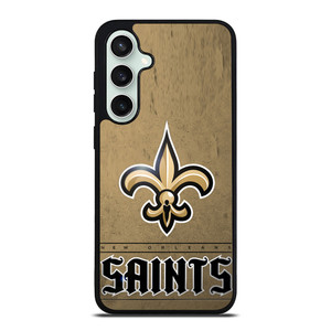 NEW ORLEANS SAINTS LOGO AND BACKGROUND Samsung Galaxy S23 FE Case NEW ORLEANS SAINTS LOGO AND BACKGROUND Samsung Galaxy S23 FE Case
