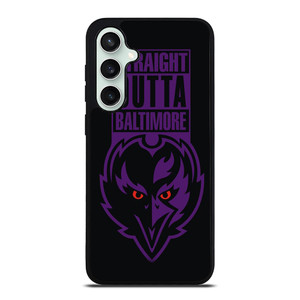 STRAIGHT OUTTA BALTIMORE RAVENS Samsung Galaxy S23 FE Case