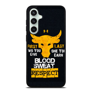 UNDER ARMOUR PROJECT ROCK BLOOD SWEAT Samsung Galaxy S23 FE Case
