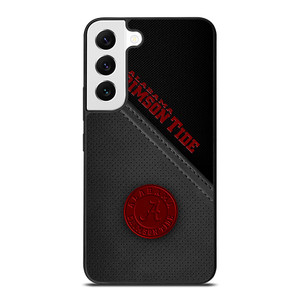 ALABAMA CRIMSON TIDE LEATHER Samsung Galaxy S22 Case