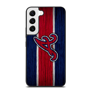 ATLANTA BRAVES MLB LOGO STRIPS Samsung Galaxy S22 Case