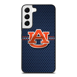 AUBURN TIGERS FOOTBALL CARBON BLUE LOGO Samsung Galaxy S22 Case