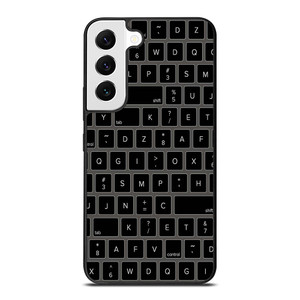 BLACK KEYBOARD PATTERN Samsung Galaxy S22 Case