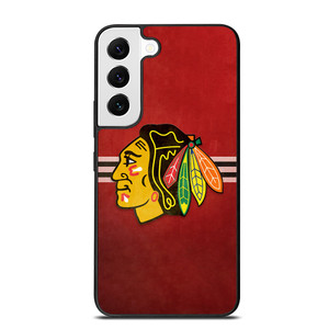 CHICAGO BLACK HAWKS RED LOGO Samsung Galaxy S22 Case