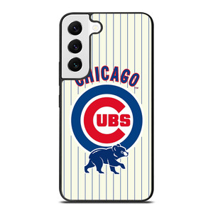 CHICAGO CUBS BASEBALL STRIPES LOGO Samsung Galaxy S22 Case